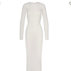 SKIMS Soft Lounge Crew Neck Long Dress